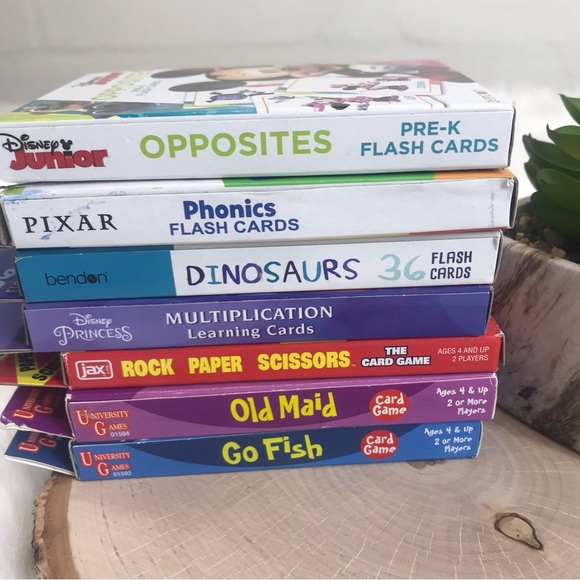 Kids Card Games Flash Cards Bundle - Picture 2 of 6